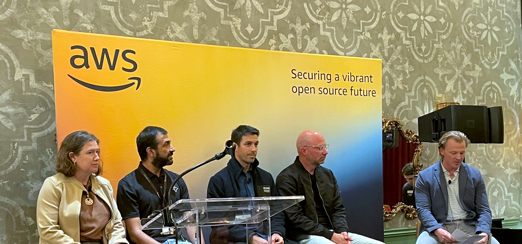 Peters, Abbas, Lavergne, Otwell and Cherry on a panel