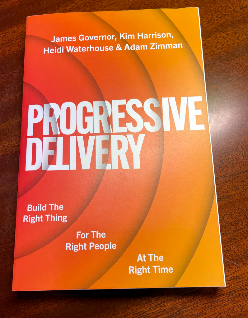 The cover of the book Progressive Delivery by James Governor, et. al.