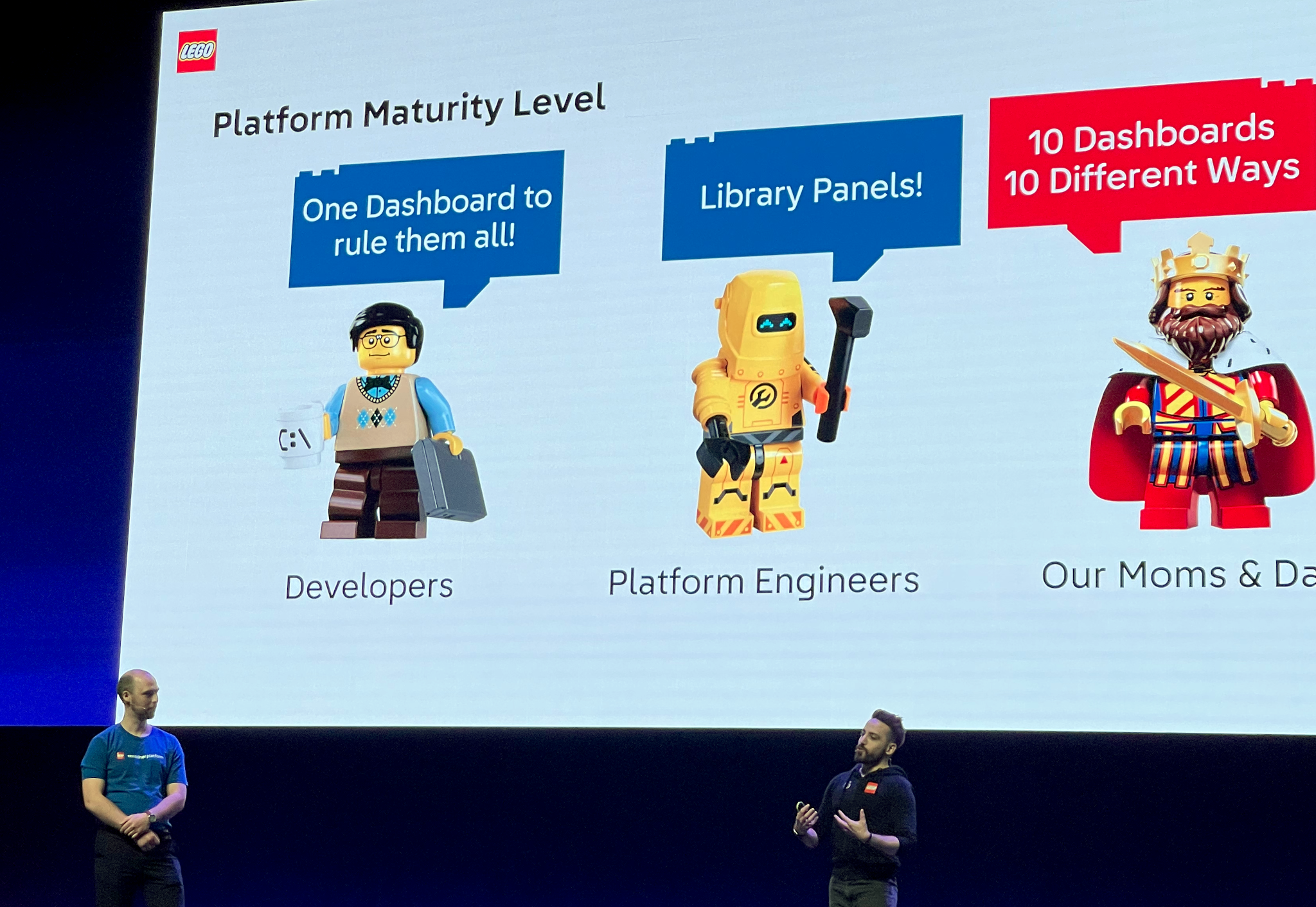 Paul and Lorenzo on stage