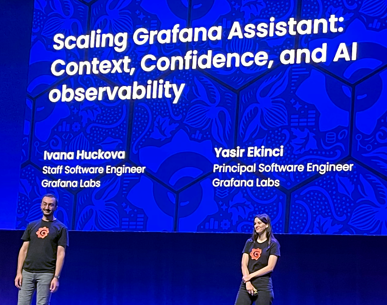 Ivana and Yasir on stage