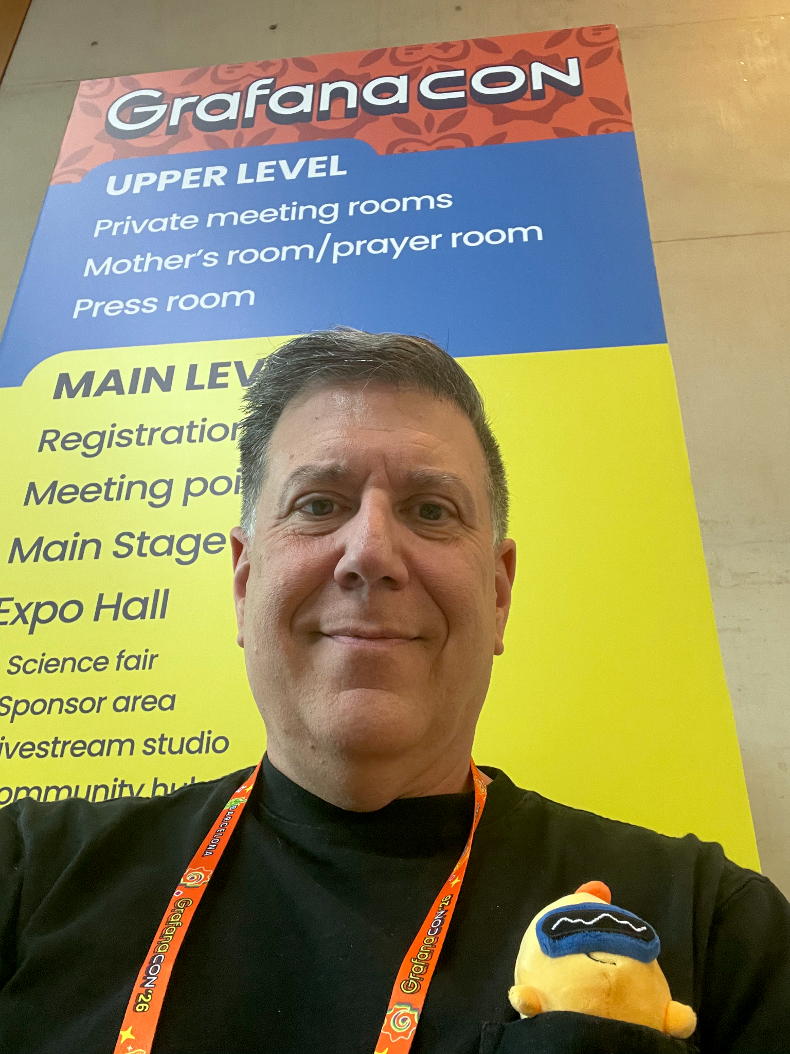 Me with a plush Grot in my shirt pocket