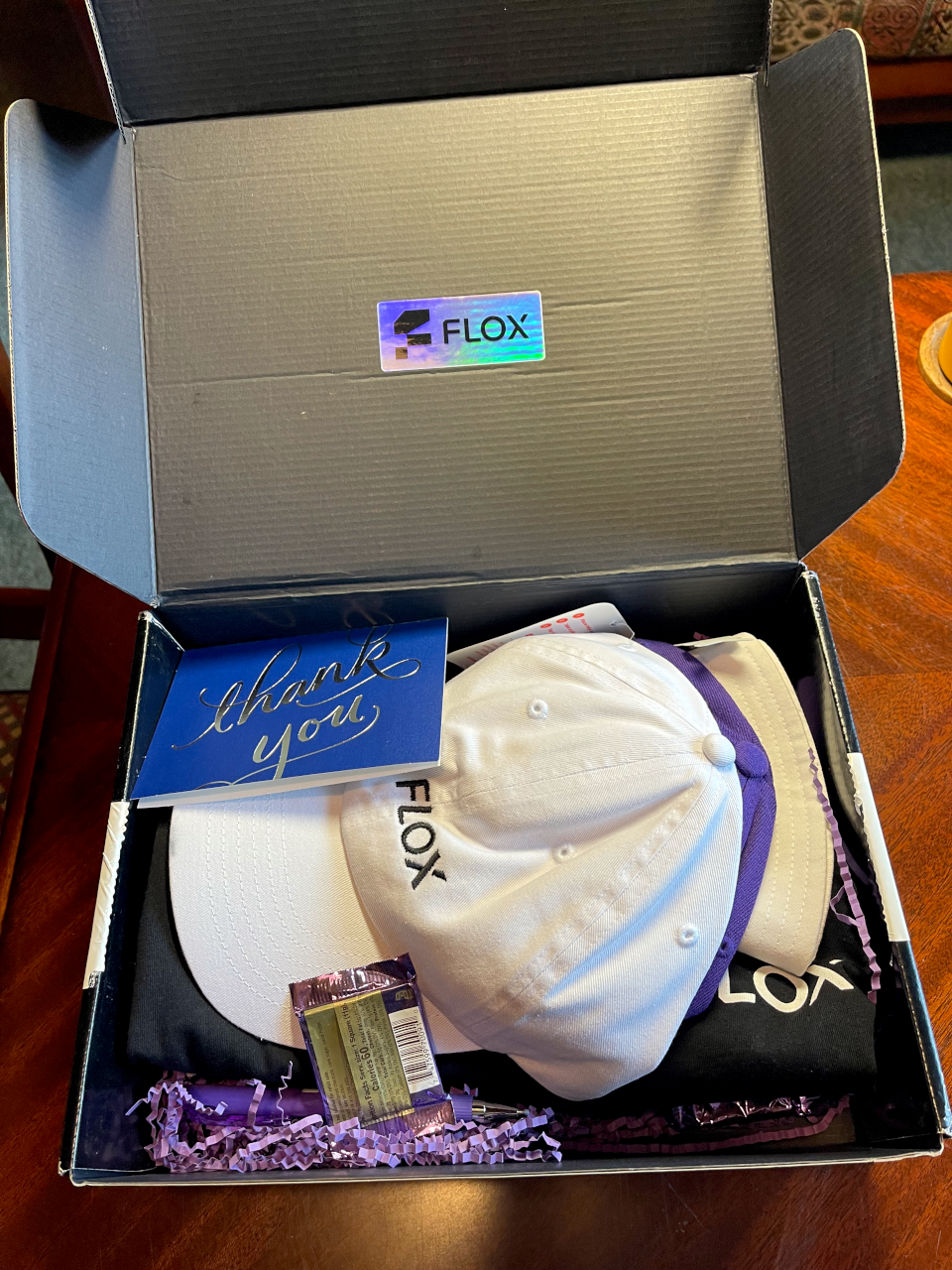 Flox Box opened on my desk