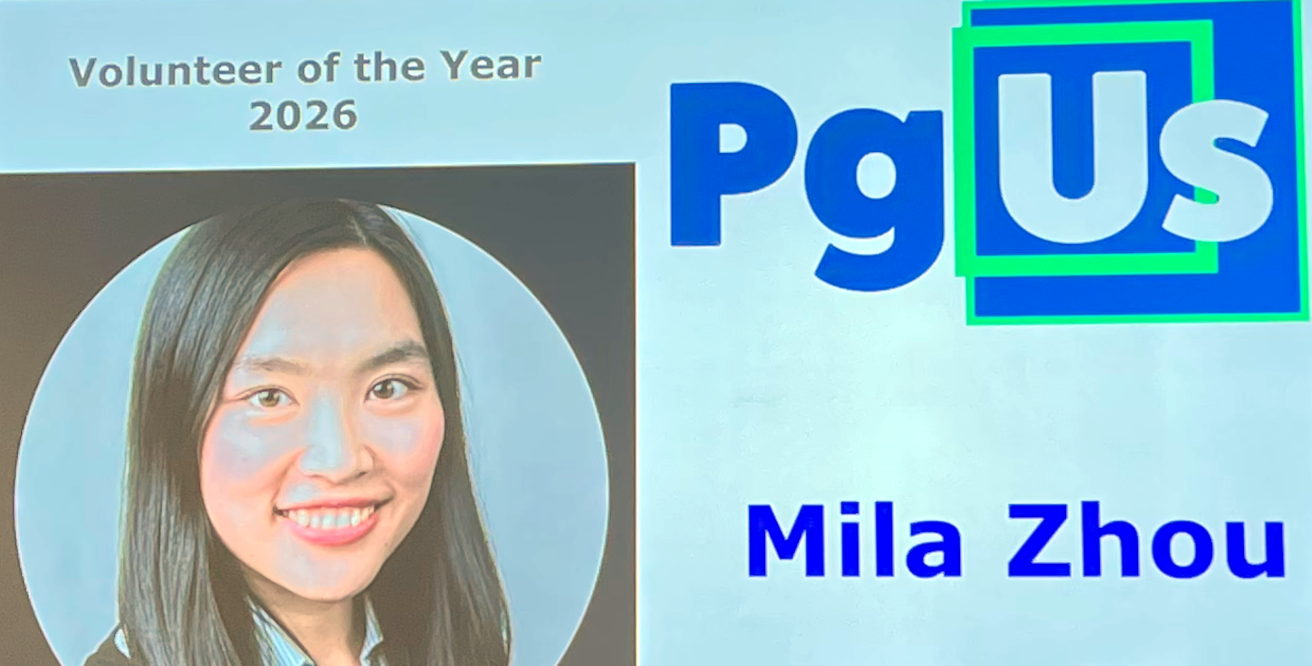 Mila Zhou - Volunteer of the Year